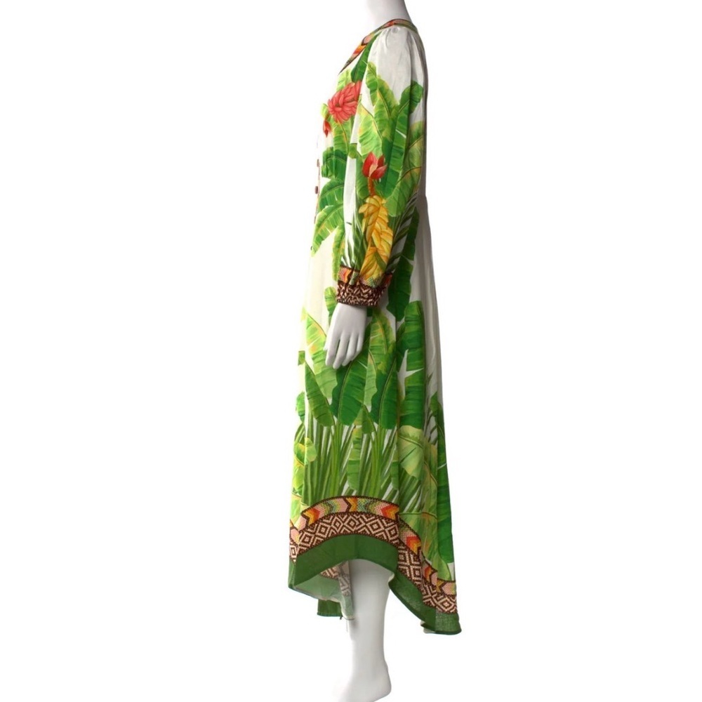 FARM Rio Tropical Leaf and Floral Maxi Dress - Picture 2 of 16